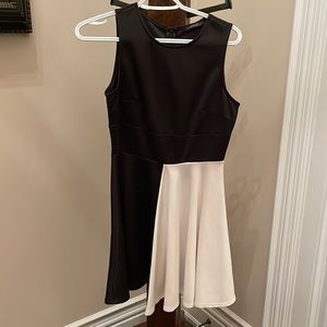 Black and white dress